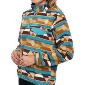 PATAGONIA Synchilla Snap T Fleece Guatemala Tango Bear Fleece